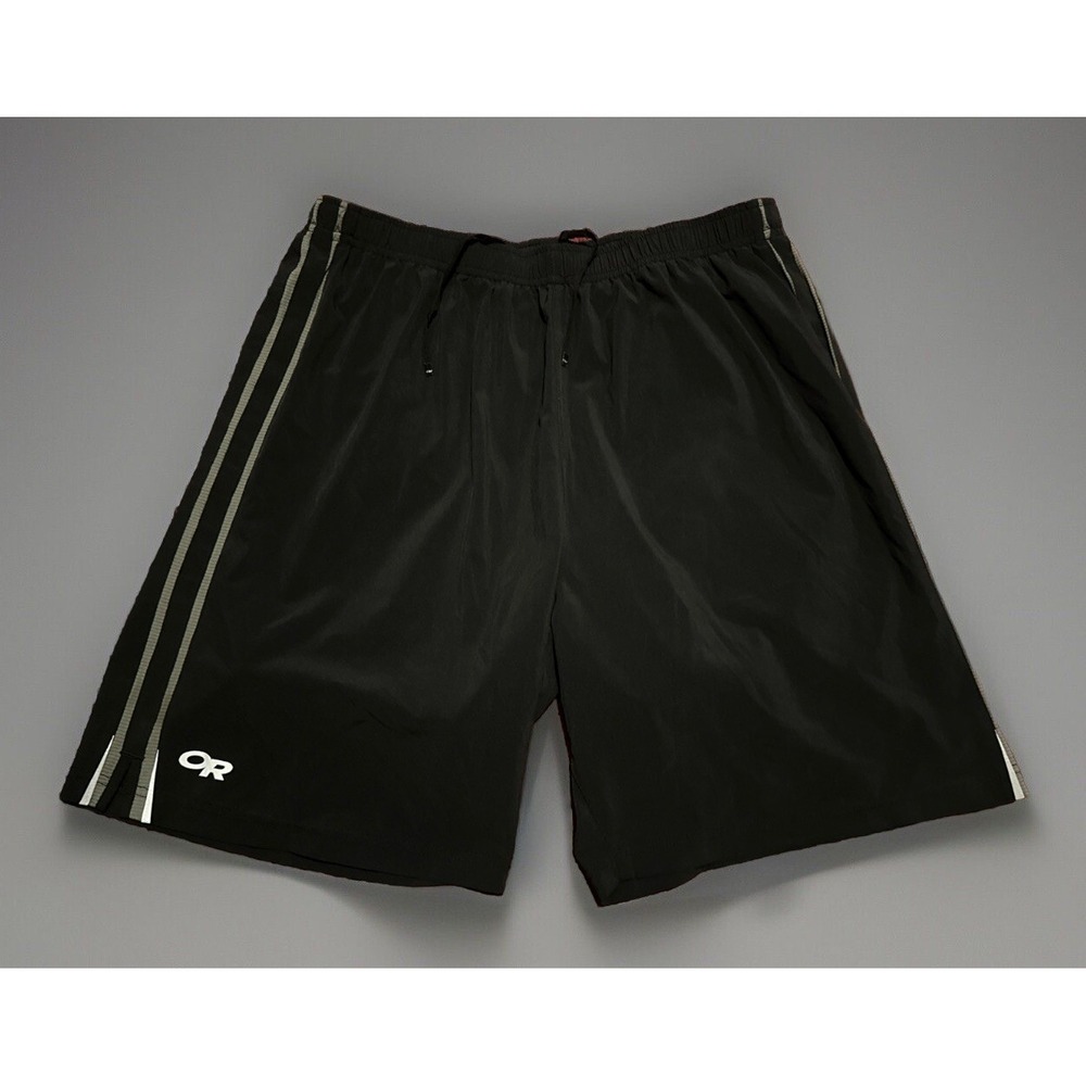 Outdoor Research Mens Turbine Shorts Size 30 7" Inseam Black Zip Pocket